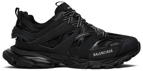 balenciaga track runners triple black.